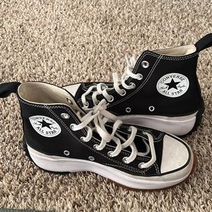Gently used- platform converse